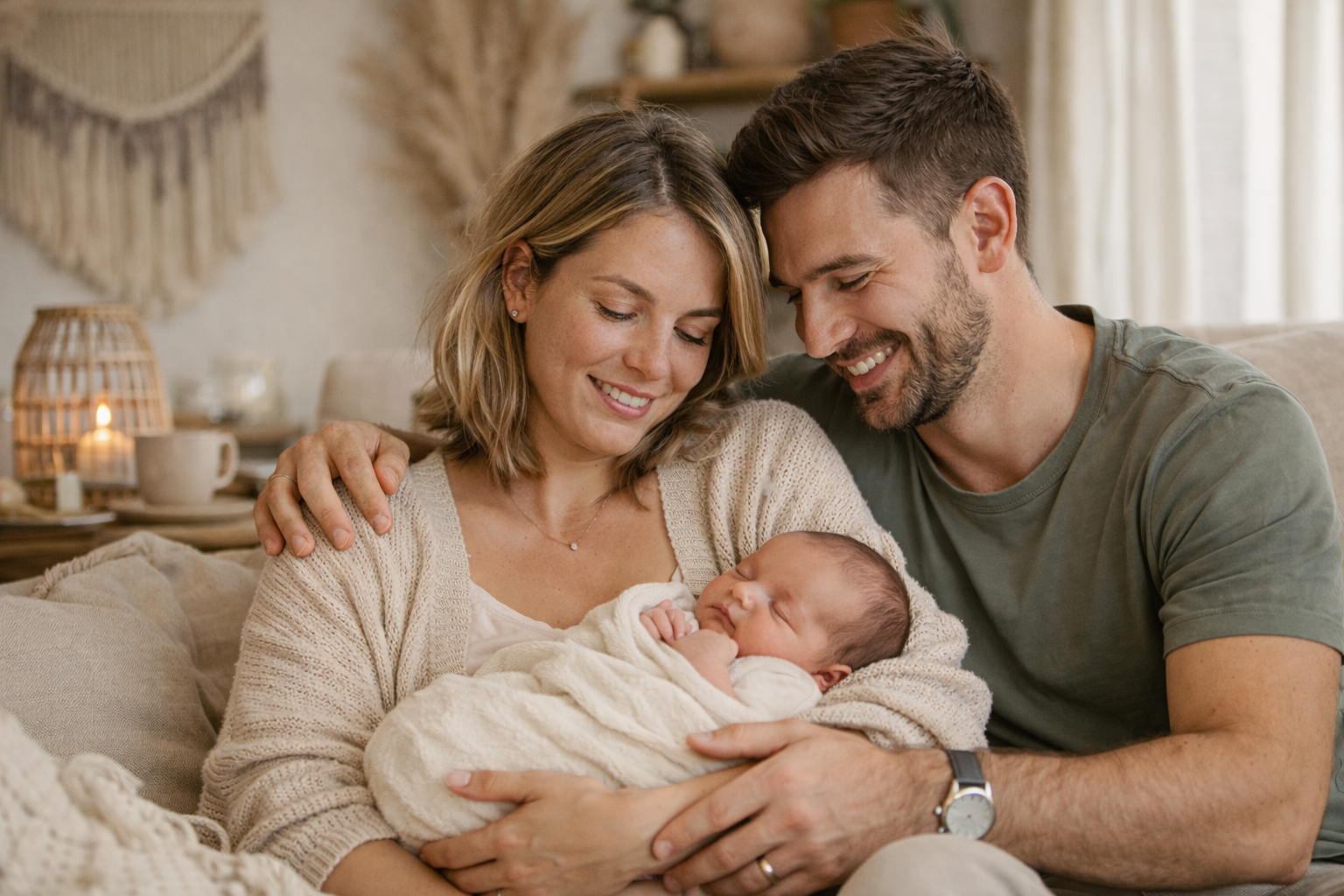 Famille chez une Doula à Cannes