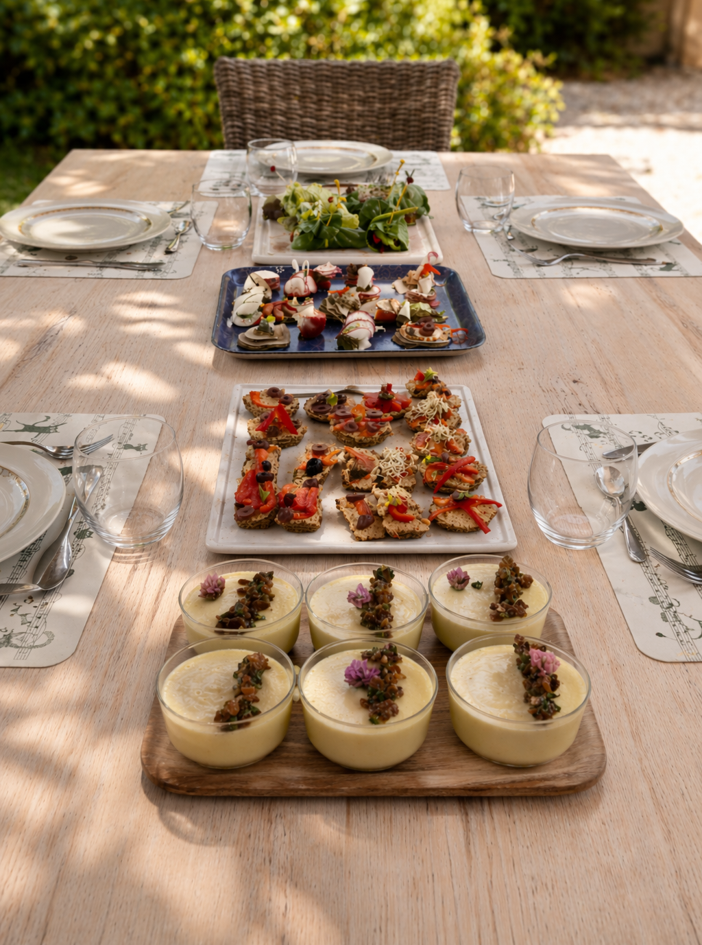 Repas d'alimentation vivante